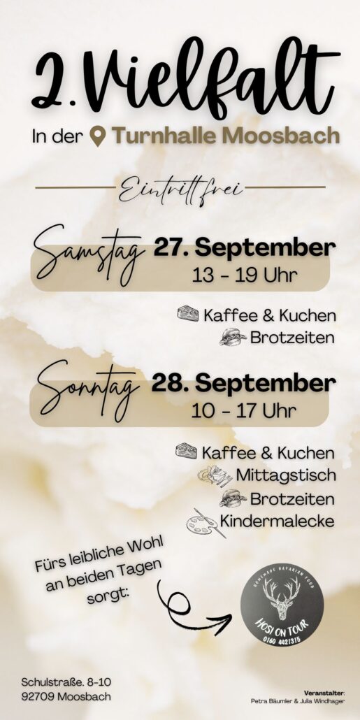 Verbrauchermesse Moosbach Verpflegung